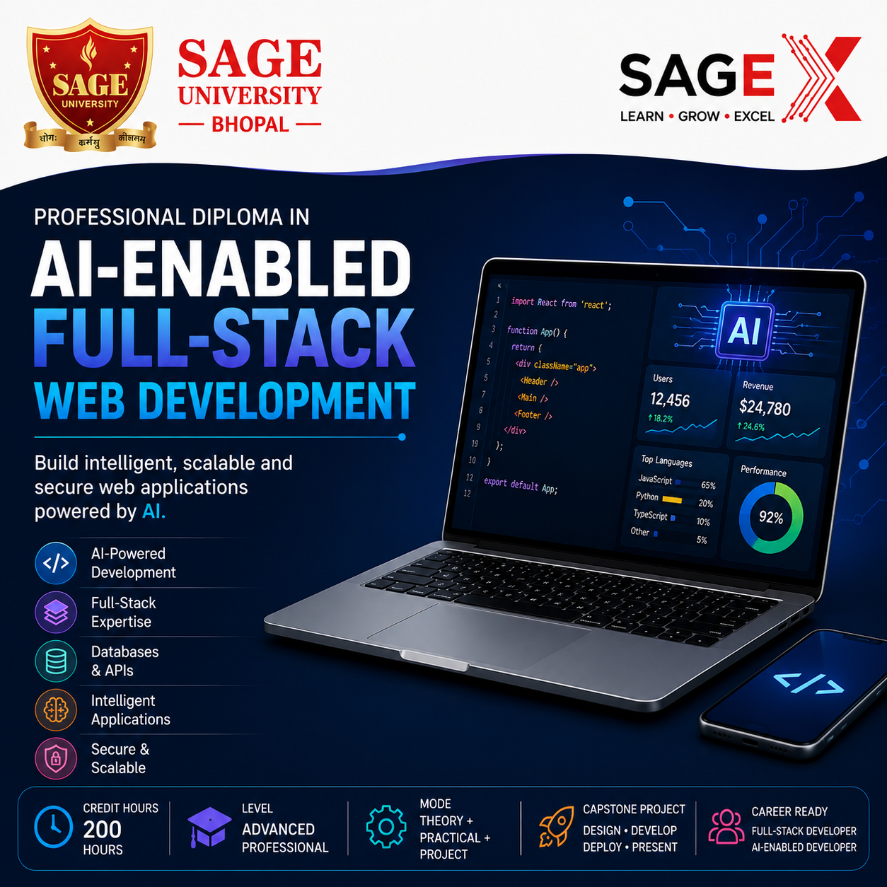 Professional Diploma in AI-Enabled Full-Stack Web Development